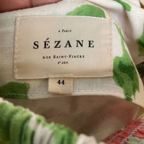 Sezane Carlotta Linen Midi Dress - Picture 6 of 10